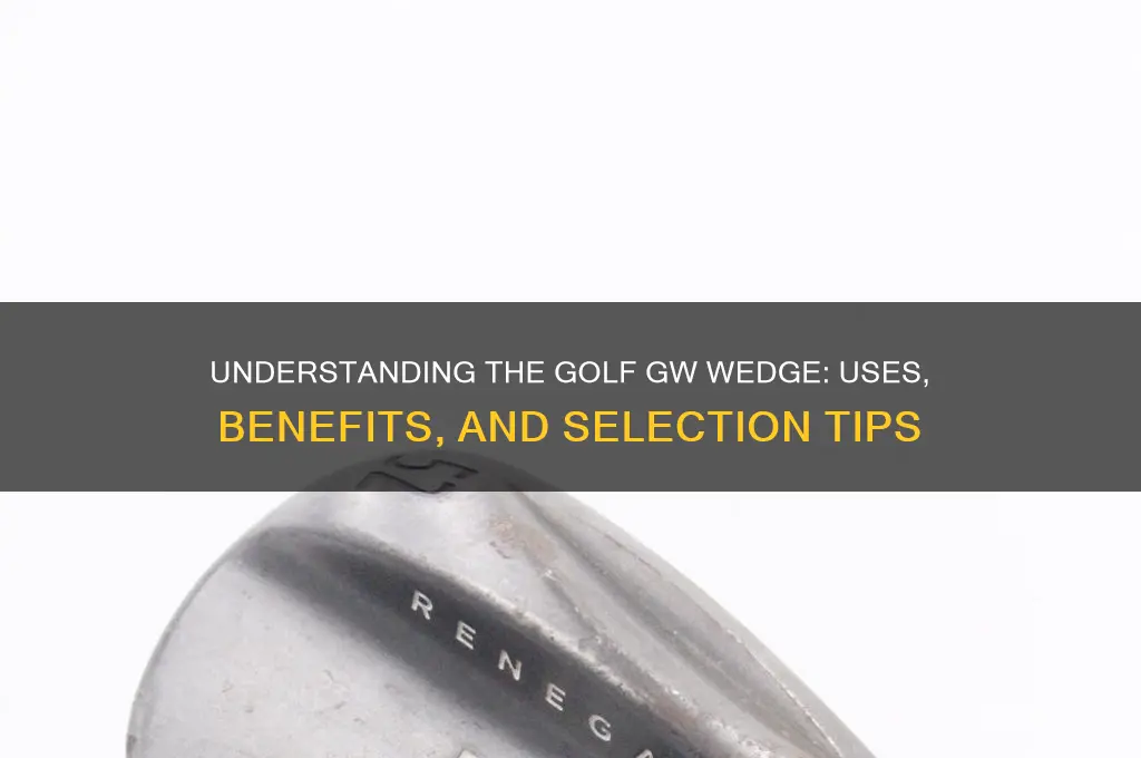 what is a gw wedge in golf