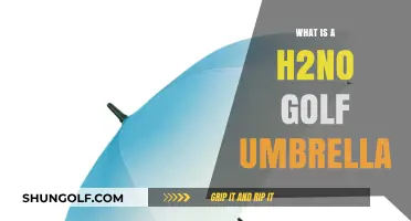 H2No Golf Umbrella: Waterproof, Windproof, and Durable Design Explained