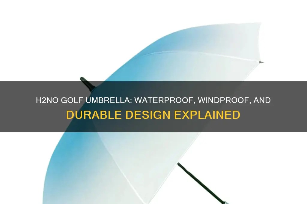 what is a h2no golf umbrella