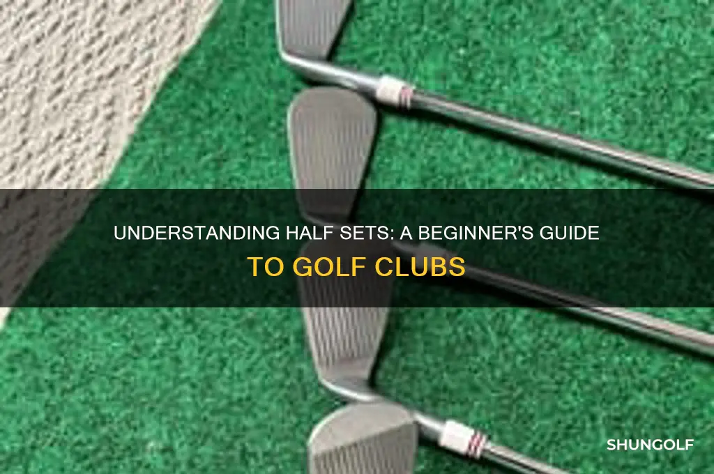 what is a half set of golf clubs