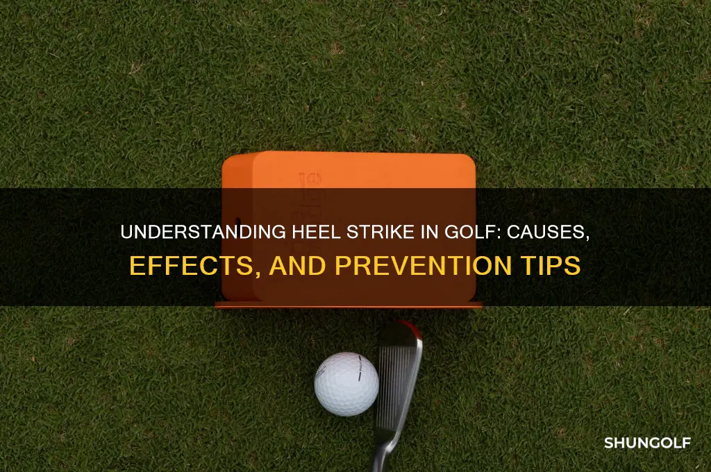 what is a heel strike in golf