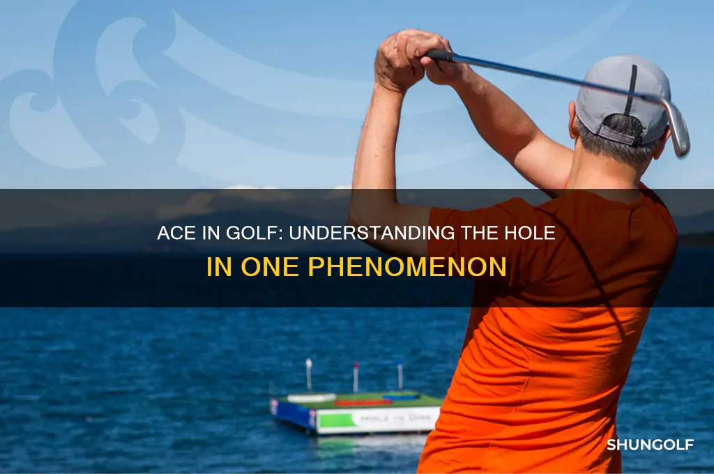 what is a hole in one called in golf