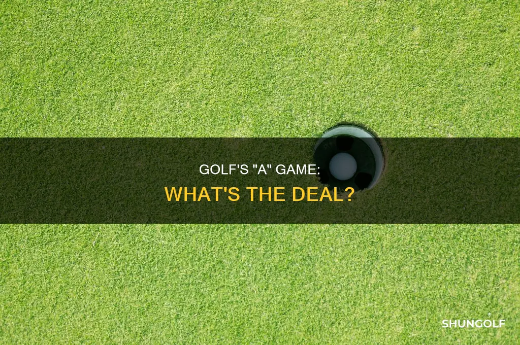 what is a in golf