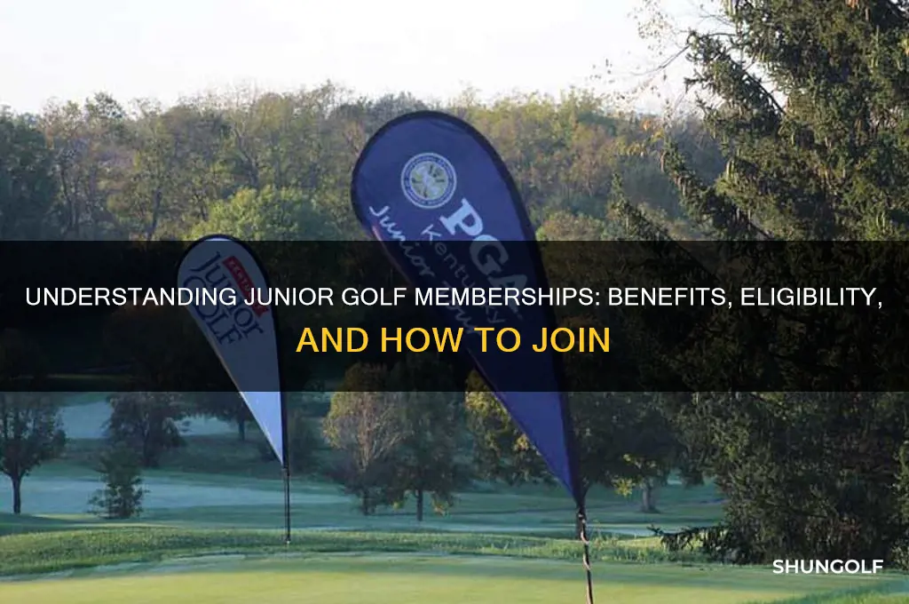 what is a junior golf membership