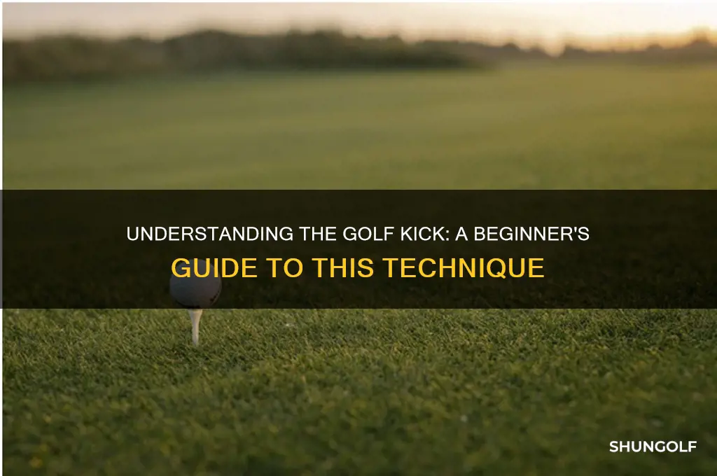what is a kick in golf