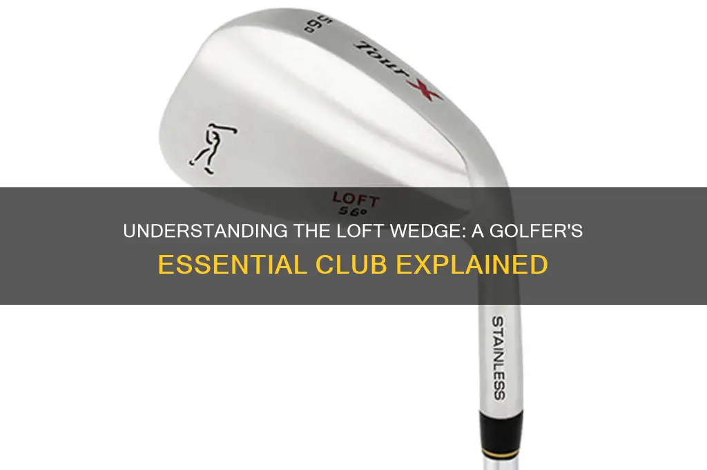 what is a loft wedge in golf