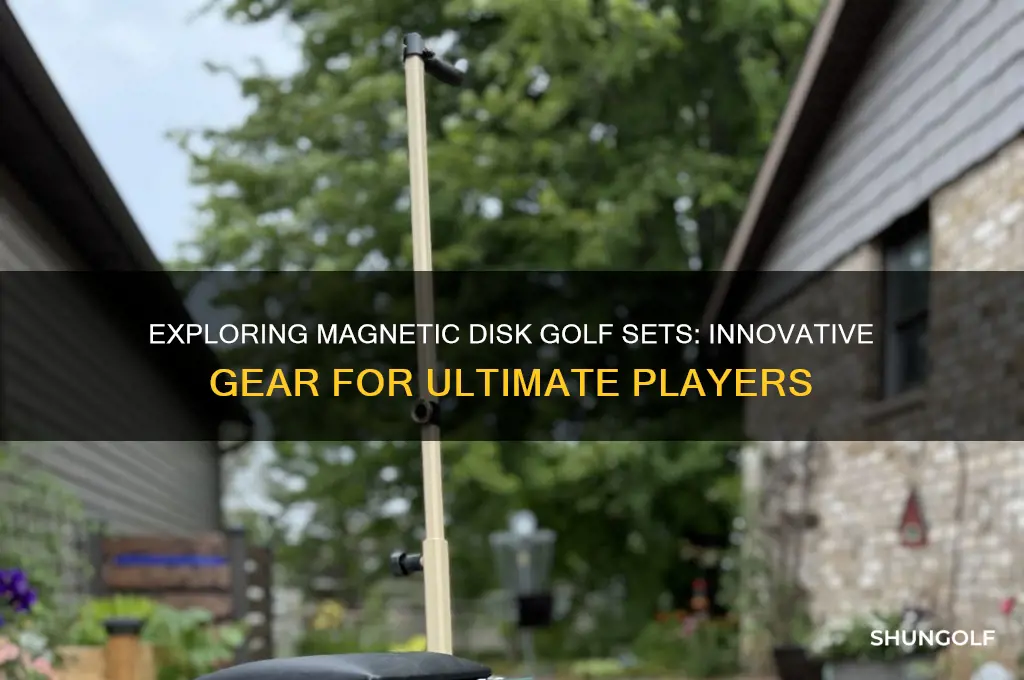 what is a magnetic disk golf set