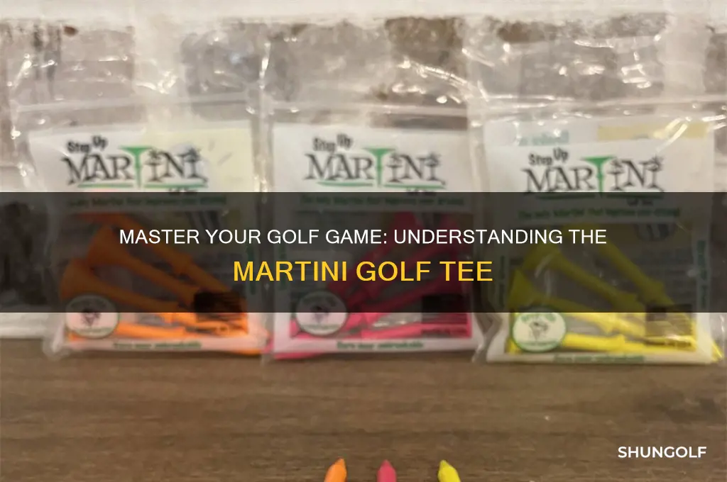 what is a martini golf tee