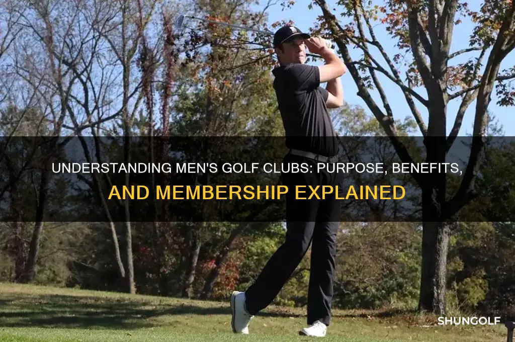 what is a mens club in golf