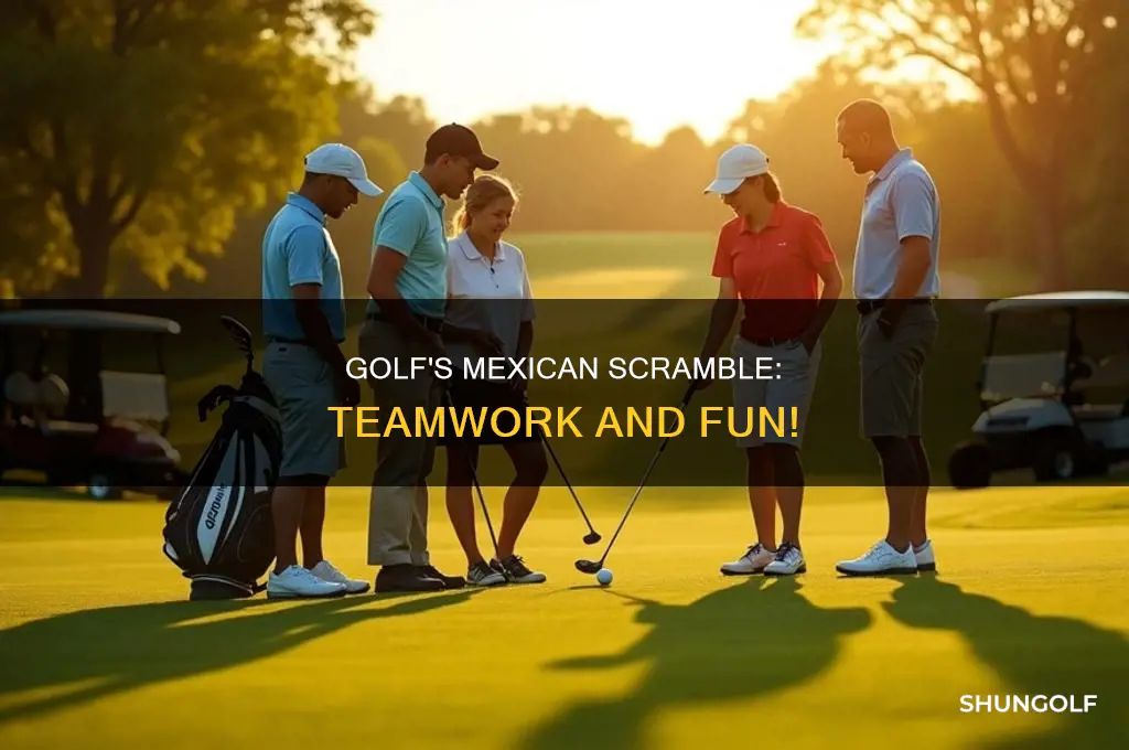 what is a mexican scramble golf