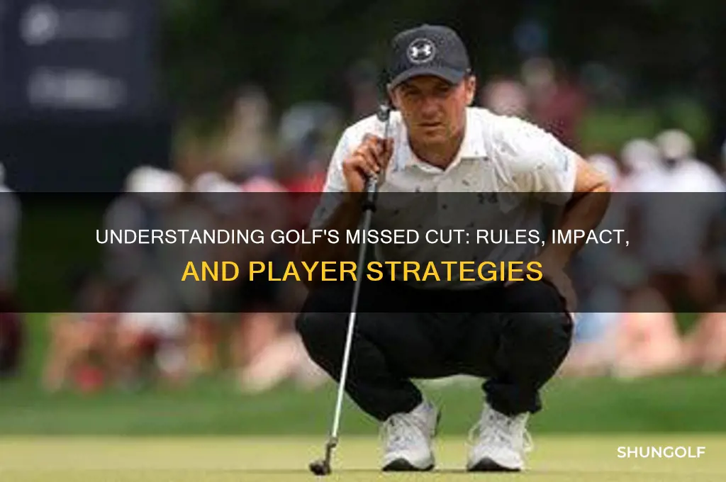 what is a missed cut in golf
