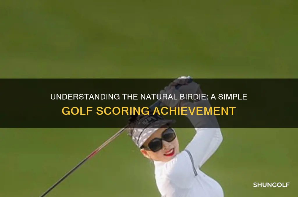what is a natural birdie in golf