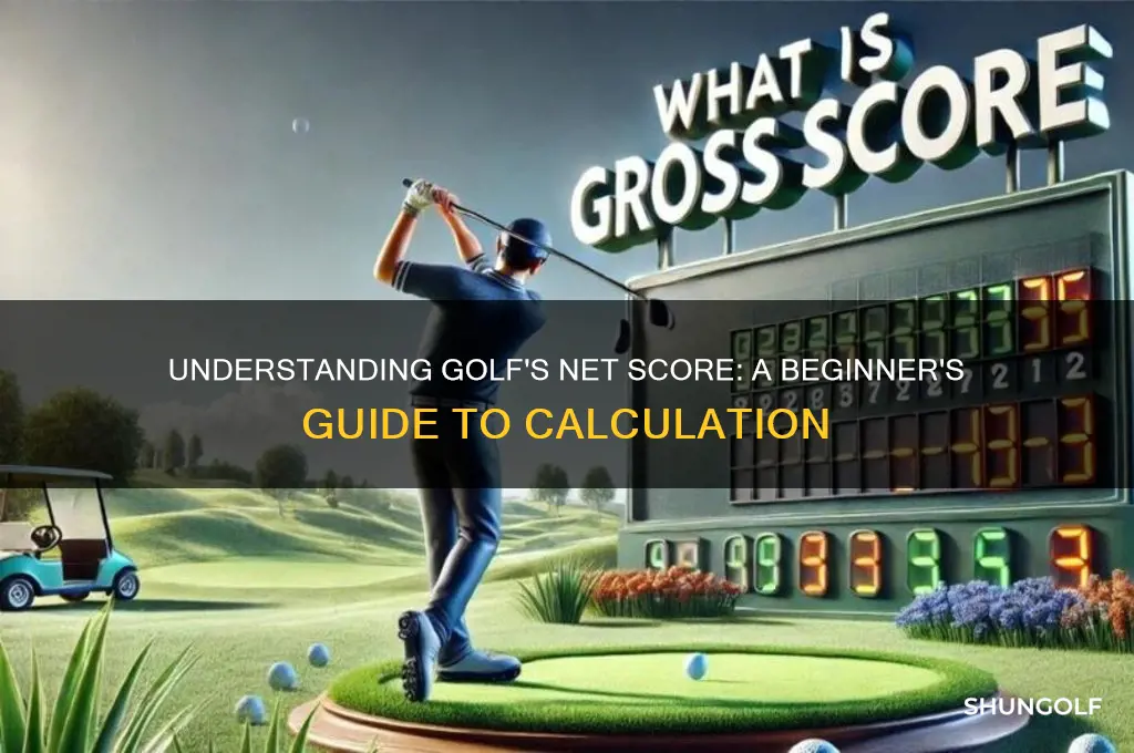 what is a net score in golf