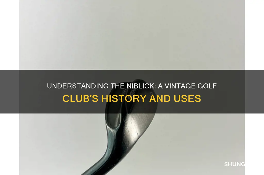 what is a niblick golf club