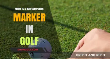 Understanding Non-Competing Markers in Golf: Rules and Usage Explained