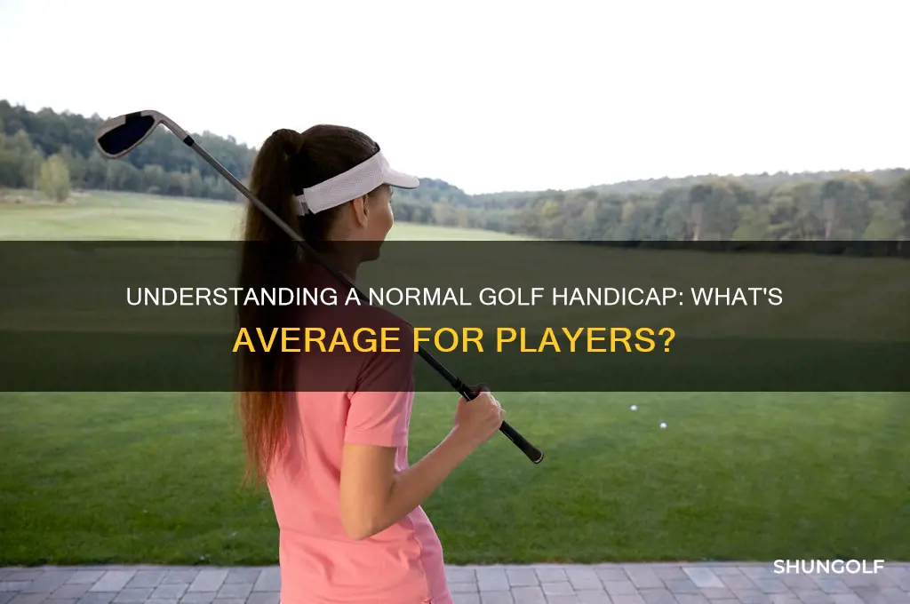 what is a normal golf handicap