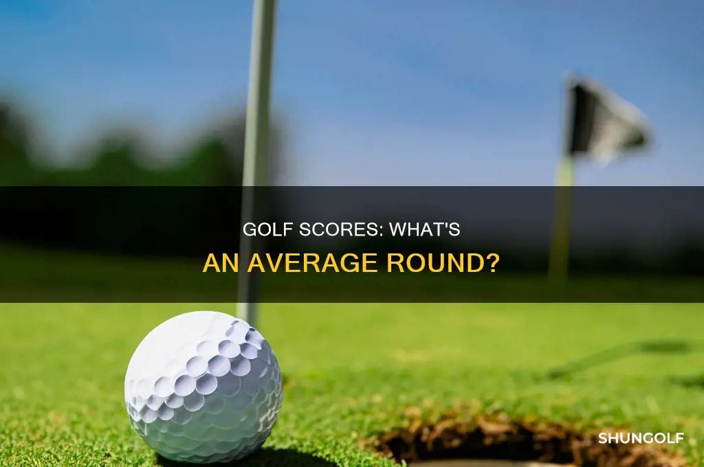 what is a normal golf score