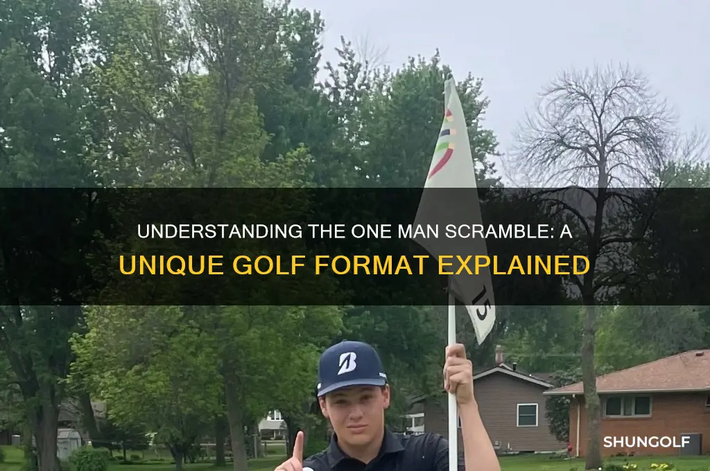 what is a one man scramble in golf