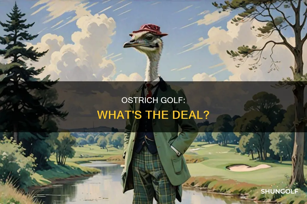 what is a ostrich in golf