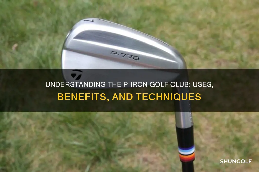 what is a p iron golf