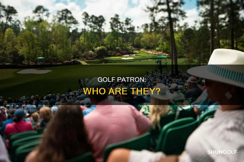 what is a patron in golf
