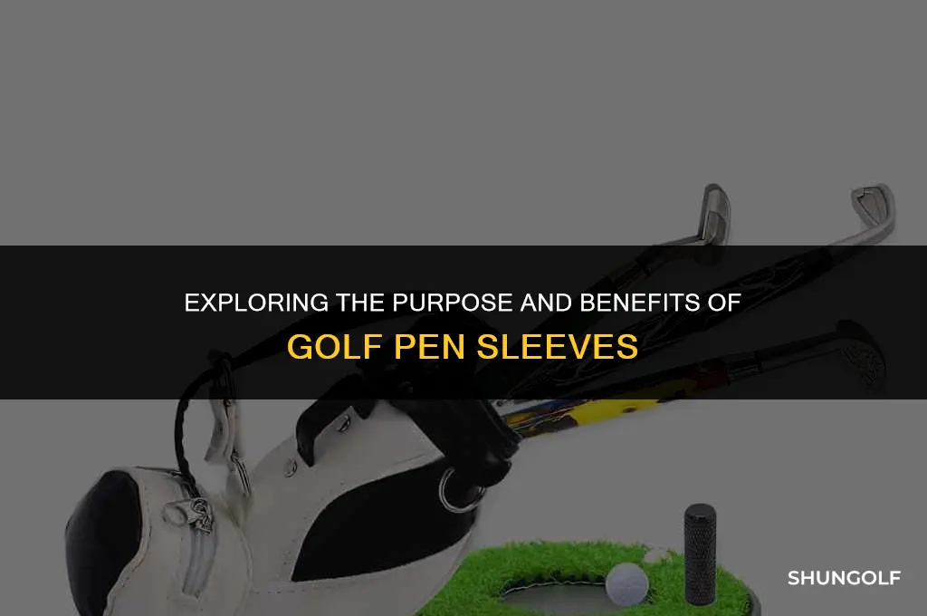 what is a pen sleeve used for golf