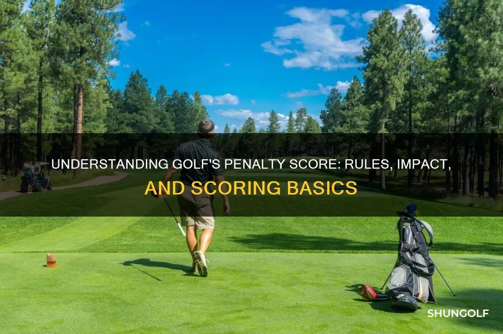 what is a penalty score in golf