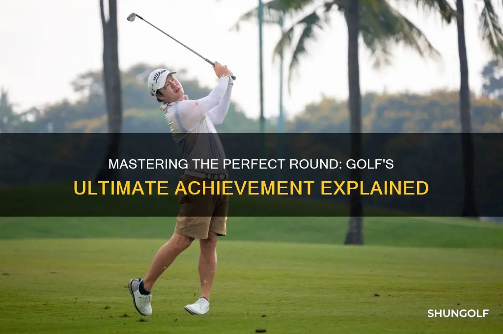 what is a perfect round of golf