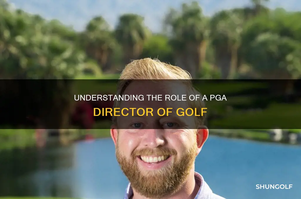 what is a pga director of golf