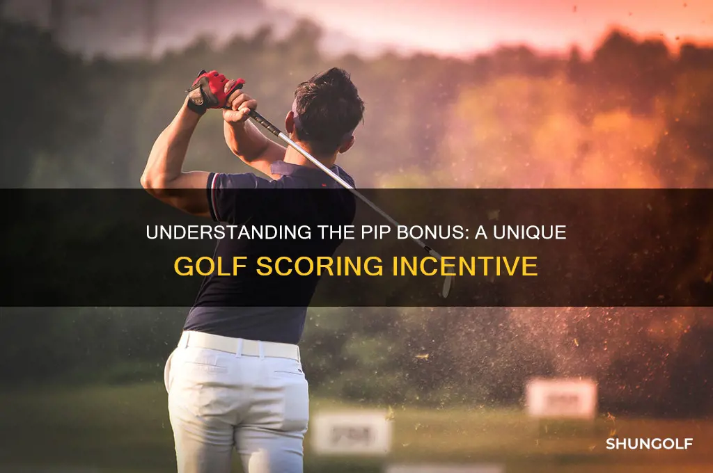 what is a pip bonus in golf