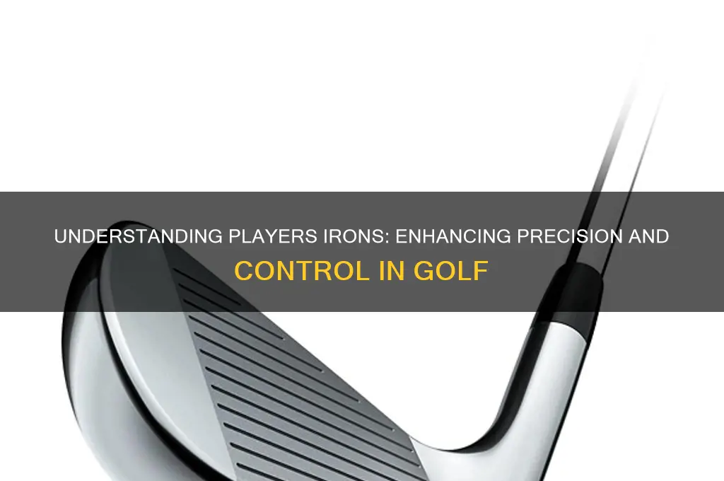 what is a players iron in golf