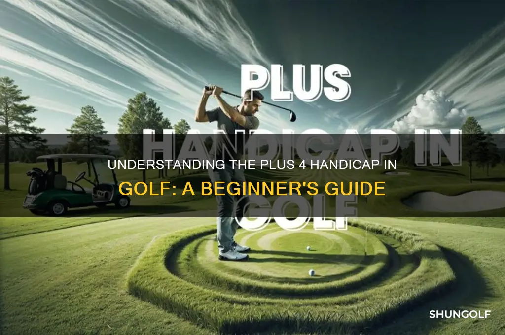 what is a plus 4 handicap in golf