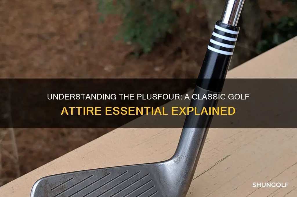 what is a plusfour worn in golf