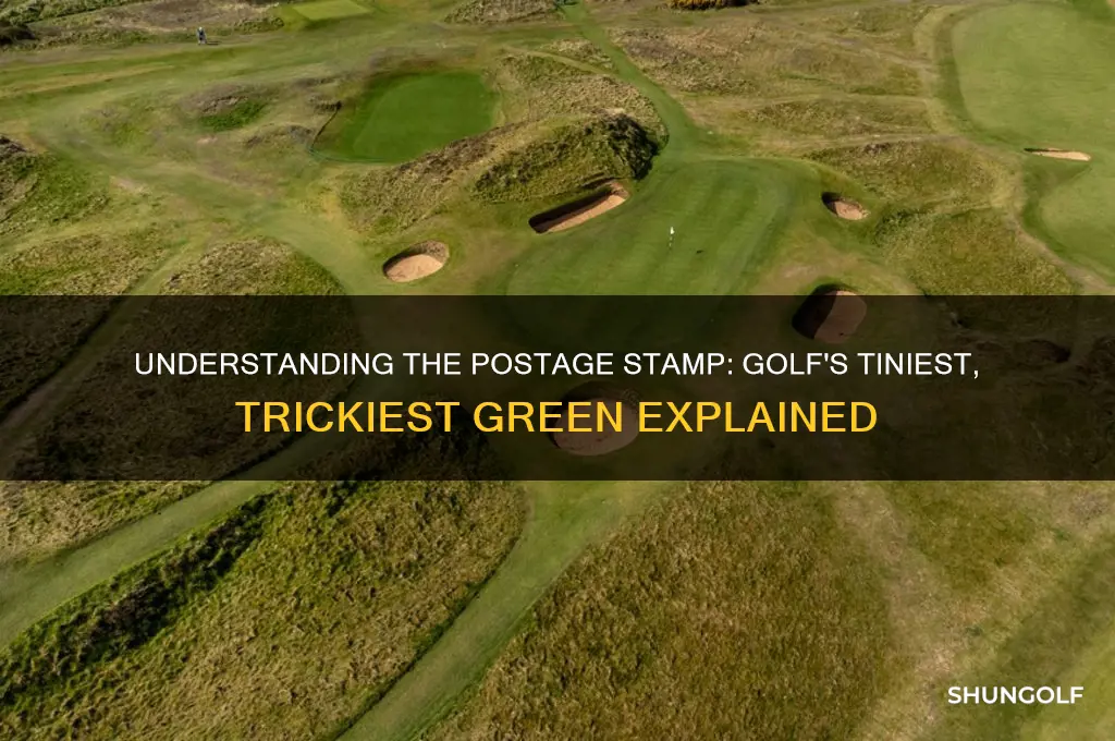 what is a postage stamp in golf