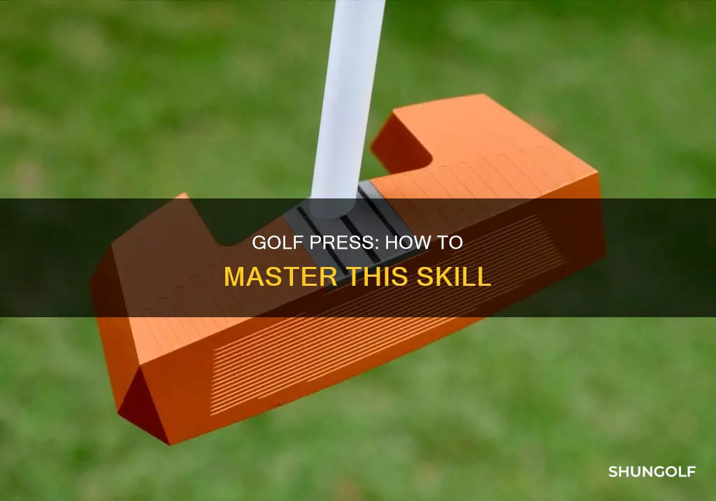 what is a press in golf
