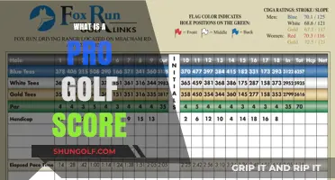 Golf Pros: What's a Good Score?