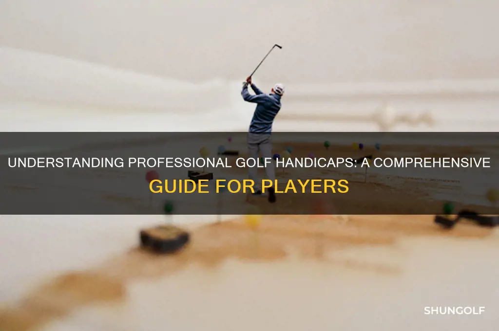 what is a professional golf handicap