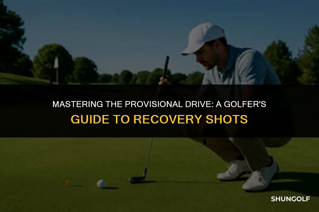 what is a provisional drive in golf