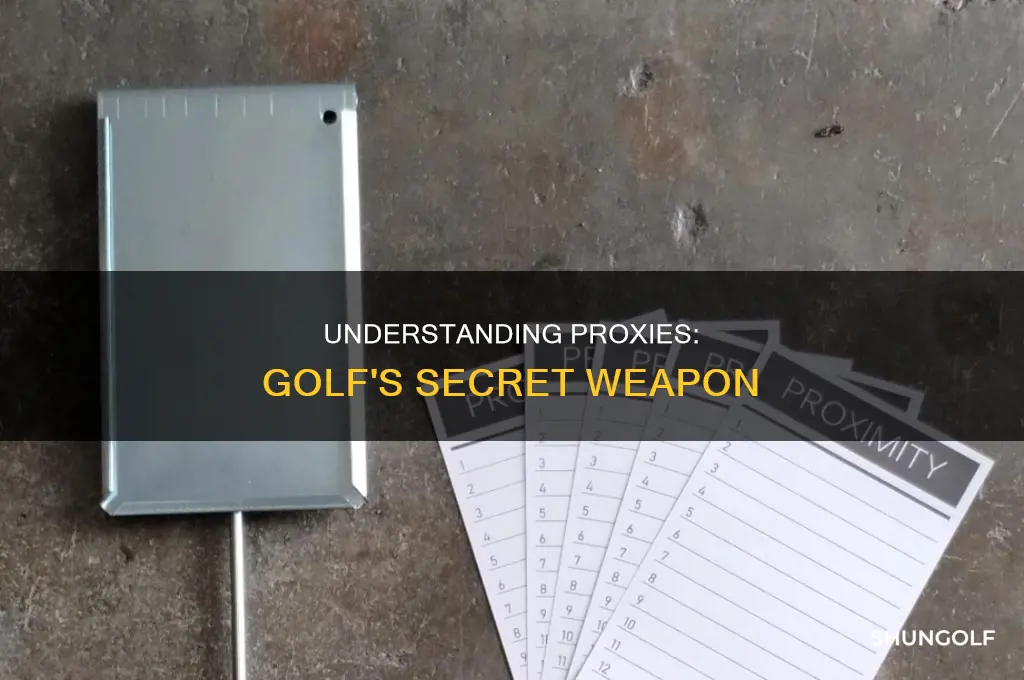 what is a proxy in golf