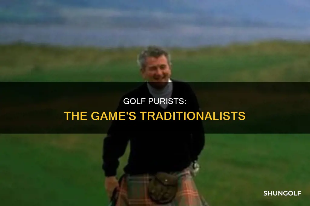 what is a purist in golf