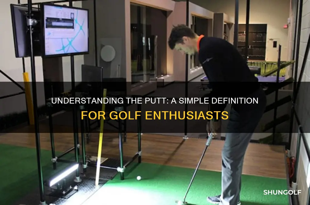what is a putt in golf definition