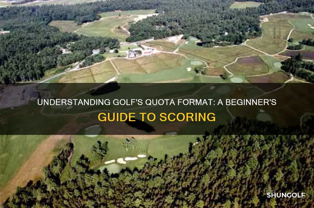 what is a quota format in golf