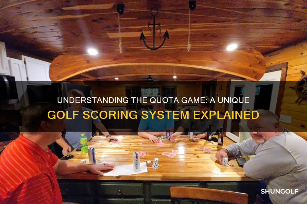 what is a quota game in golf