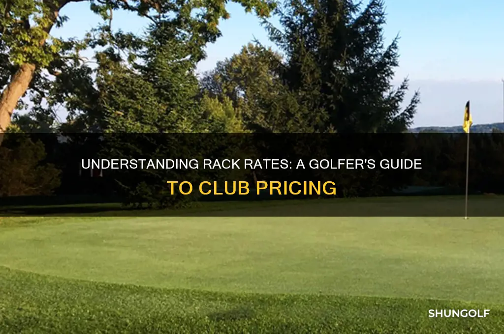 what is a rack rate at a golf club