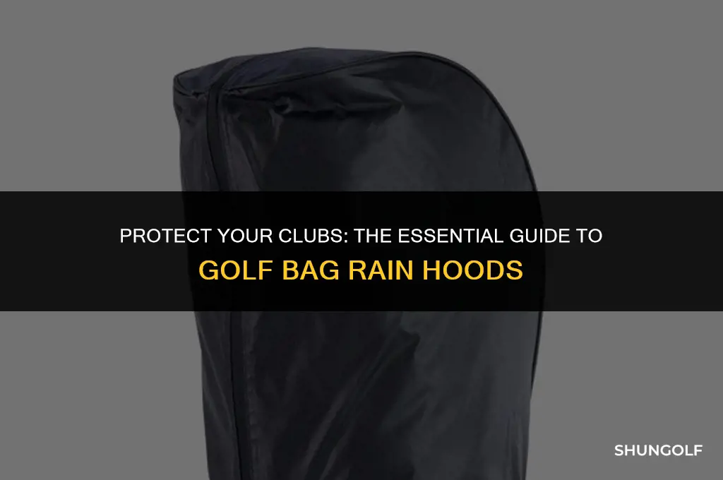 what is a rain hood for a golf bag