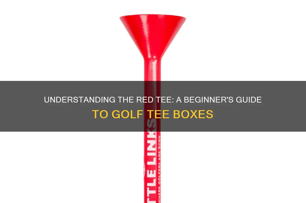what is a red tee in golf