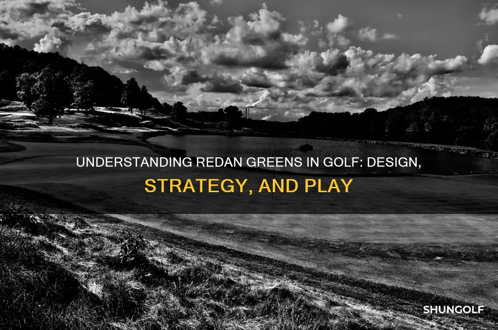 what is a redan green in golf