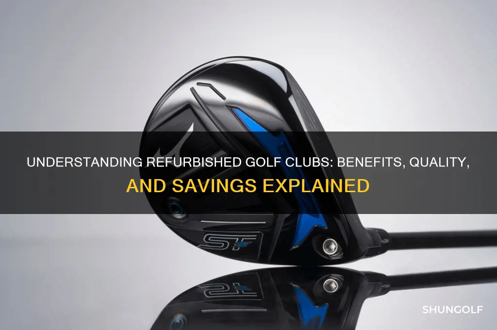 what is a refurbished golf club