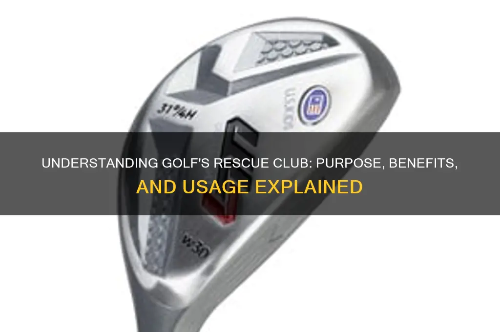 what is a rescue club in golf