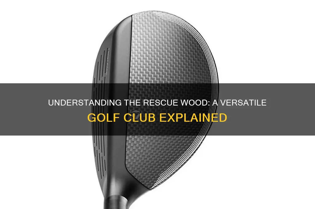 what is a rescue wood in golf